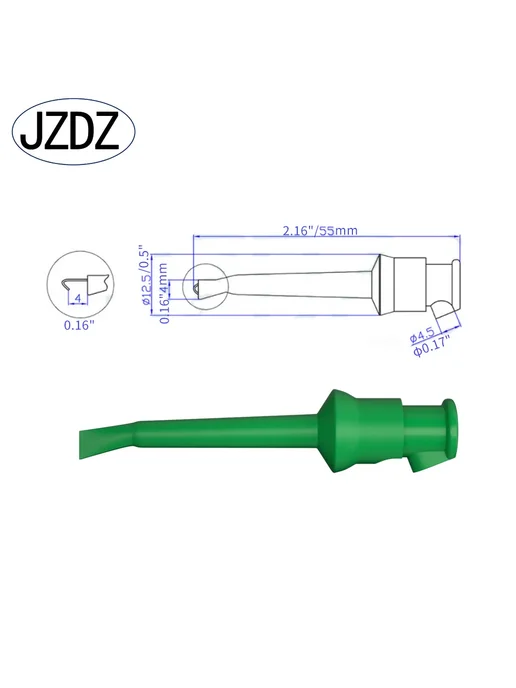 JZDZ Тестовые крючки 5 черных, 5 красных, черный, фото 3