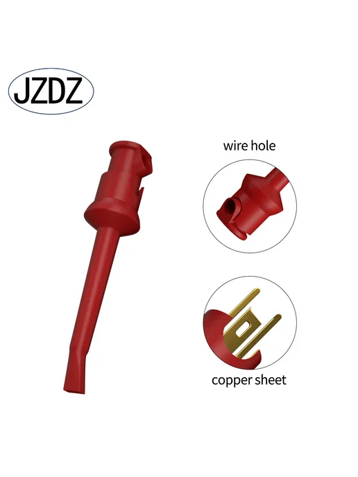JZDZ Тестовые крючки 5 черных, 5 красных, черный, фото 5