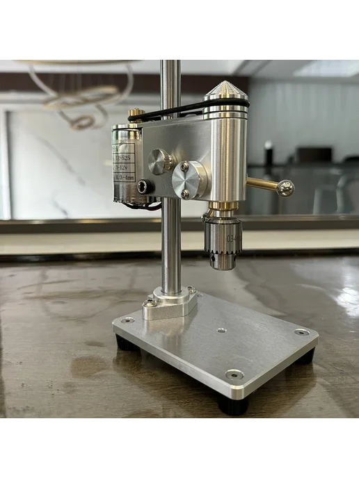 ZJMZYM Настольная дрель 220В, 0.3-4 мм, Цвет 3.175mm, вариант, фото 2