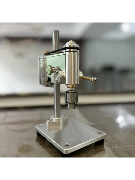 ZJMZYM Настольная дрель 220В, 0.3-4 мм, Цвет 3.175mm, вариант, фото 3