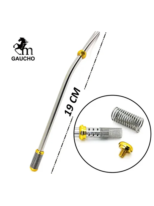GAUCHO Съемная соломинка для мате 19 см, MB006-190 Golden, вариант