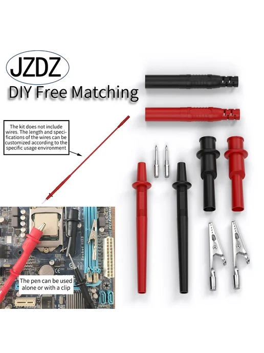 JZDZ Тестовые щупы для мультиметра JT0083, цвет B, 83 цв., фото 3