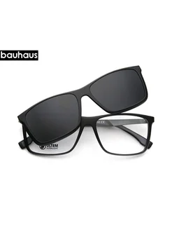 BAUHAUS Очки RS004 черные с магнитными клипсами