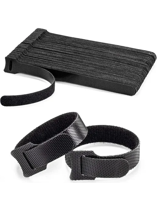 Нет бренда 100 шт. Черные кабельные стяжки Nylon 10x150 мм, 10x150 мм, 100 шт, фото 5