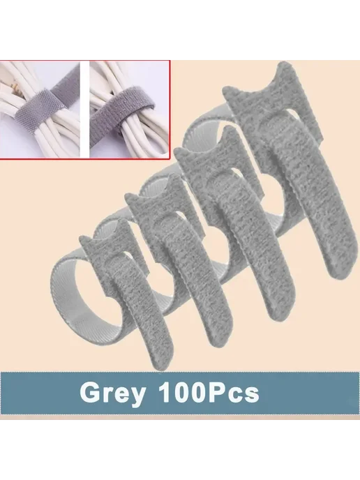 Нет бренда 100 шт. Черные кабельные стяжки Nylon 10x150 мм, 100 шт