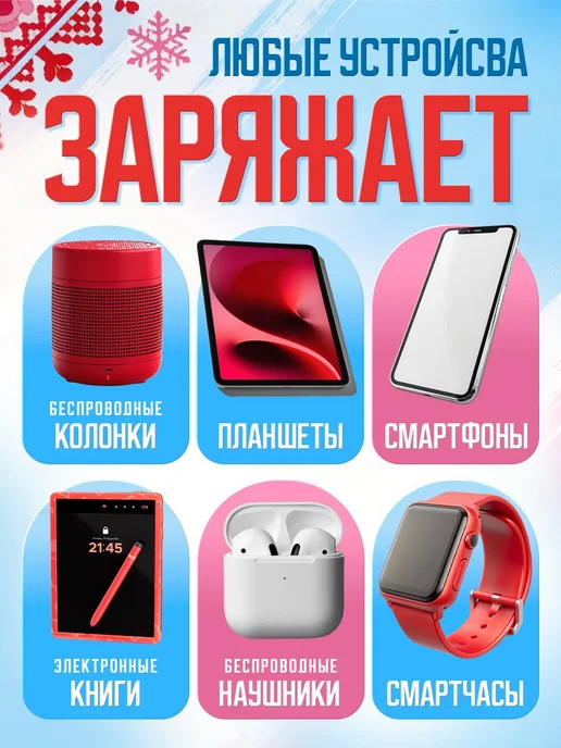 Maimi Повербанк 20000 с быстрой зарядкой для телефона, черный, фото 6