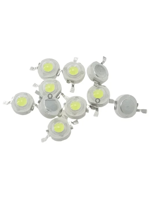 QINGYING 10x Светодиод 1W Warm White 3000K, 1 Вт, фото 5