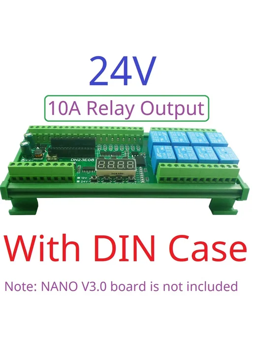 eletechsup 24V 10A Релейная плата с корпусом DIN, вариант