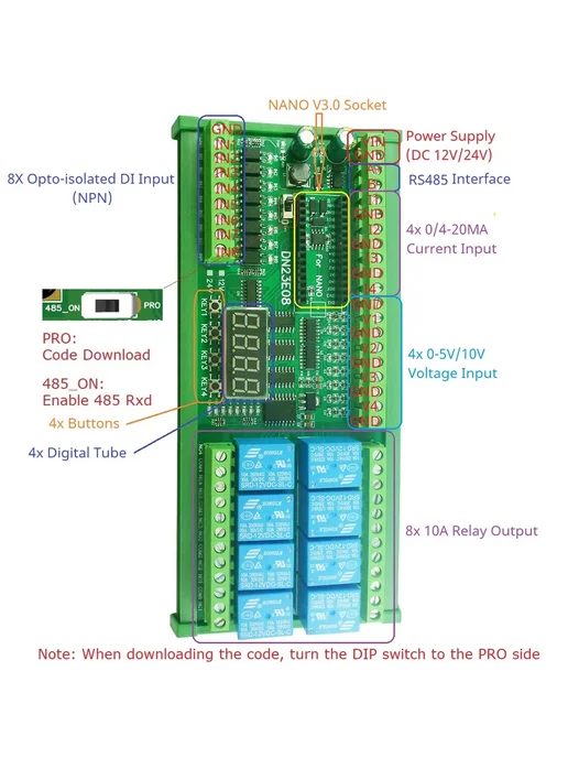 eletechsup Расширяющаяся плата IO для ARDUINO NANO V3.0 от, 19 г, фото 2