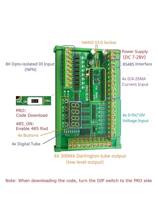 eletechsup Расширяющаяся плата IO для ARDUINO NANO V3.0 от, 19 г, фото 4