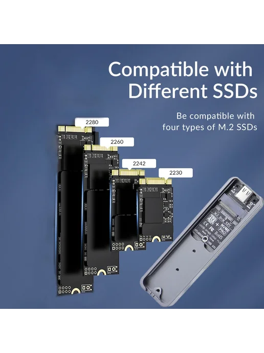 IRhasta Корпус для SSD M.2 NVMe 10Gbps, JMS583, CNC Aluminum, вариант, фото 3