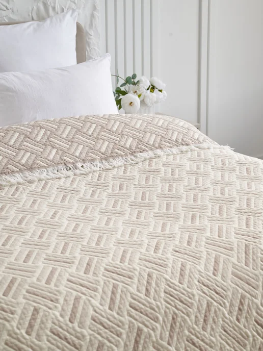 TIM-TEX Покрывало на кровать муслиновое 230х250, 230x250, фото 7