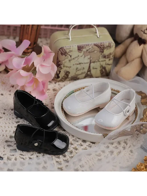 Нет бренда Туфли из искусственной кожи для куклы BJD 30 см, черный, фото 6