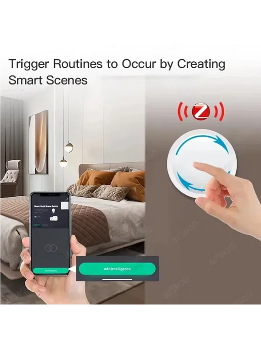Нет бренда Интеллектуальная ручка Tuya ZigBee, вариант, фото 4