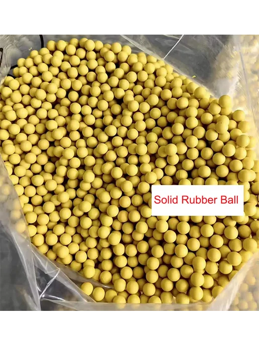 Нет бренда Желтые резиновые шарики 100pcs, 1 шт