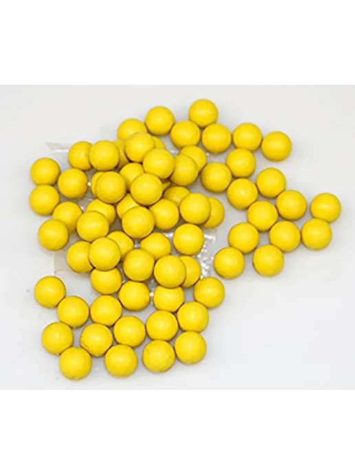 Нет бренда Желтые резиновые шарики 100pcs, 1 шт, фото 2