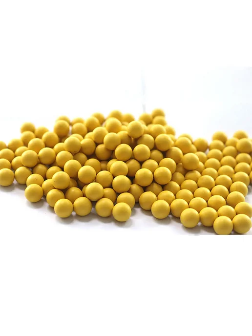 Нет бренда Желтые резиновые шарики 100pcs, 1 шт, фото 6