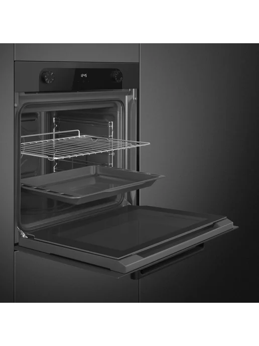 Smeg Встраиваемый духовой шкаф SF6200TB на л, черный, фото 5