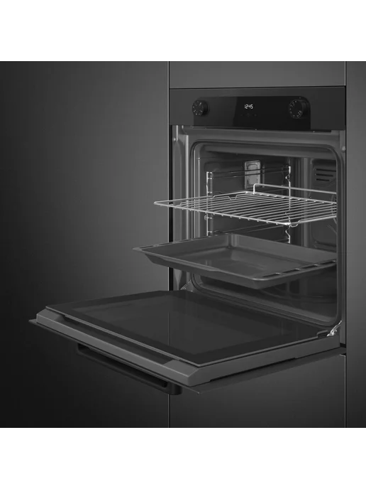 Smeg Встраиваемый духовой шкаф SF6200TB на л, черный, фото 6