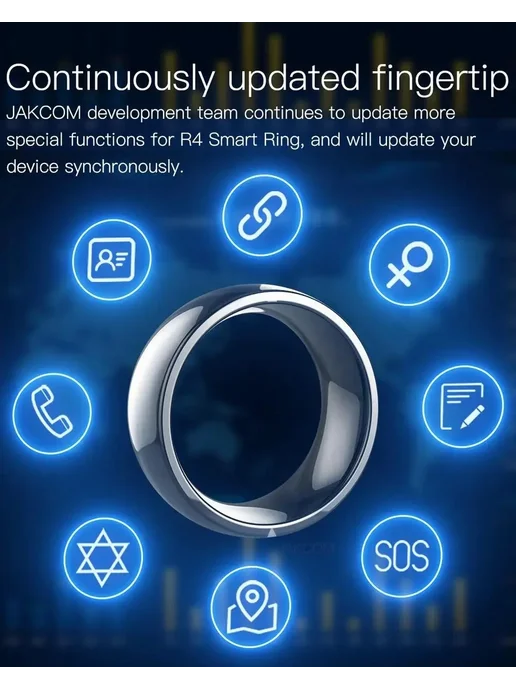 Нет бренда Jakcom R3 R4 умное кольцо NFC Size-8, R3 Size-8, фото 5
