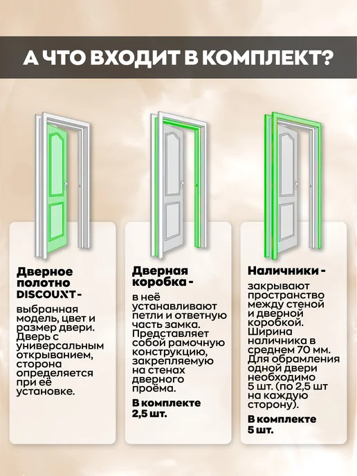 Дверь в комплекте-межкомнатная Азалия итальянский орех 700, коричневый, фото 7