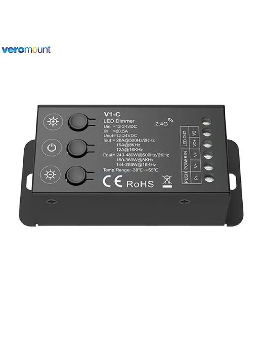 veromount Белый диммер V1-C, PK1 Remote Only, белый, фото 3