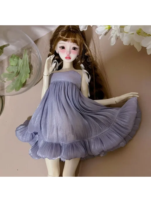 Нет бренда Костюм для куклы BJD 1 4 1 6, белый, 01, белый, фото 4