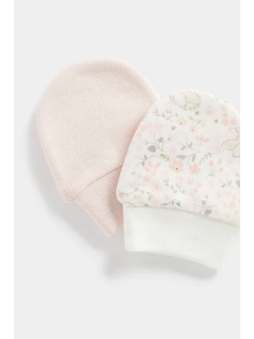 Mothercare Набор антицарапки 2 шт для новорожденных малышей варежки, 2 шт, фото 2