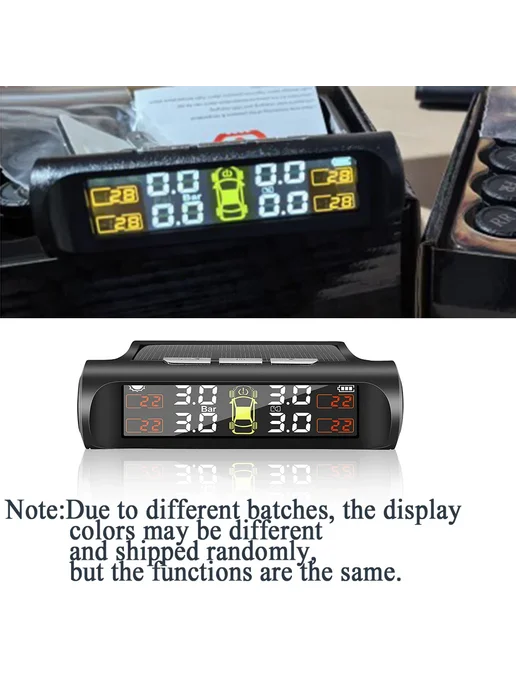 ACCESTING TPMS D-TY05 Цифровой монитор давления в шинах с 4 датчиками, вариант, фото 6
