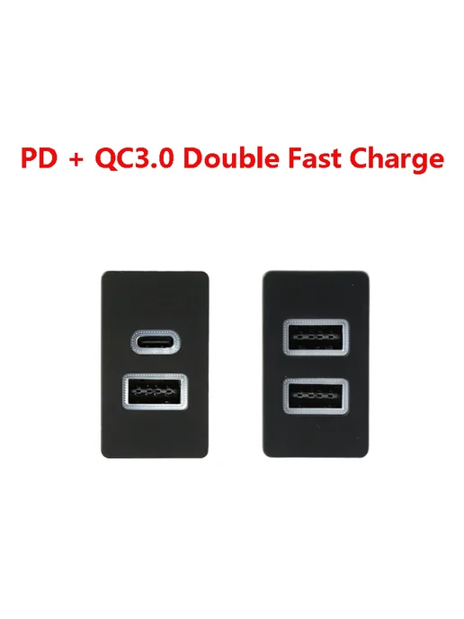 ncouuocn Автомобильное USB зарядное устройство PD QC3.0, вариант, фото 2