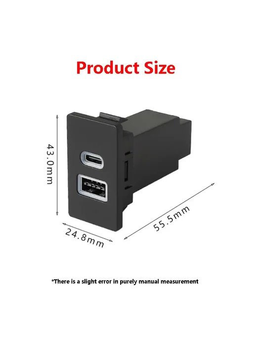 ncouuocn Автомобильное USB зарядное устройство PD QC3.0, вариант, фото 5