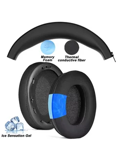 OME OH MY EAR Амбушюры для Sony WH-1000XM3, Black Ice Combo, Синий