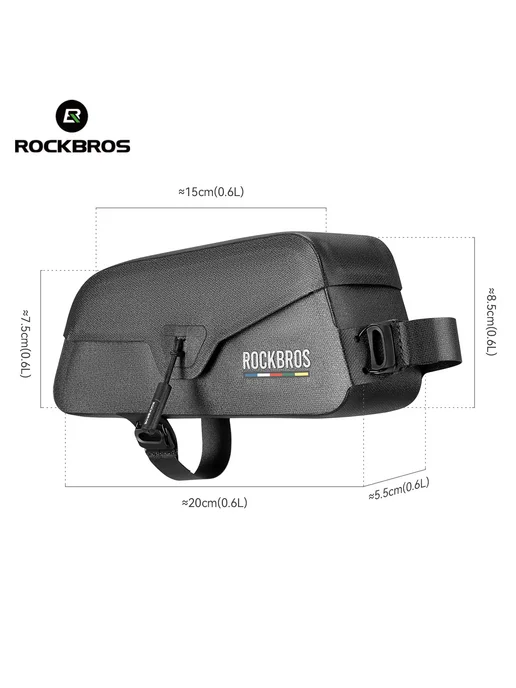 Rockbros Велосумка на руль, 0.6L, AS-134, 600 мл