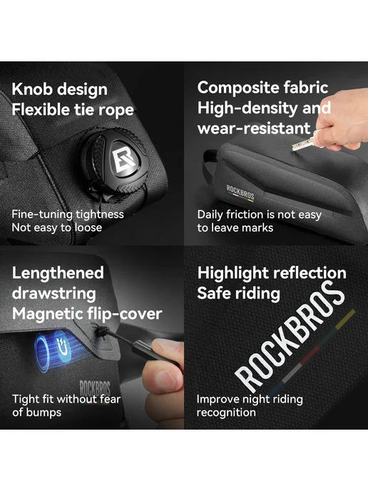 Rockbros Велосумка на руль, 0.6L, AS-134, 600 мл, фото 6