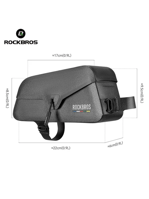 Rockbros Велосумка на руль, 0.6L, AS-134, 900 мл