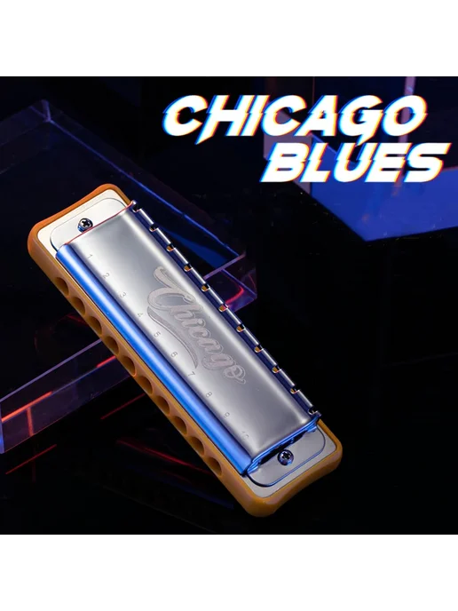 JDR Chicago гармошка диатоническая 10 отверстий Paddy-C, вариант