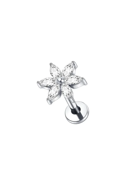 SWANJO Серьги-гвоздики из титана, Style 13, 16г, 16 г