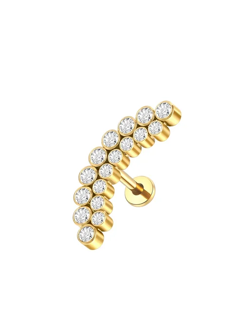 SWANJO Серьги-гвоздики из титана, Style 22, 16г, 16 г