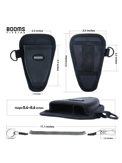 Booms Fishing Рыболовные плоскогубцы P01, черный, фото 6