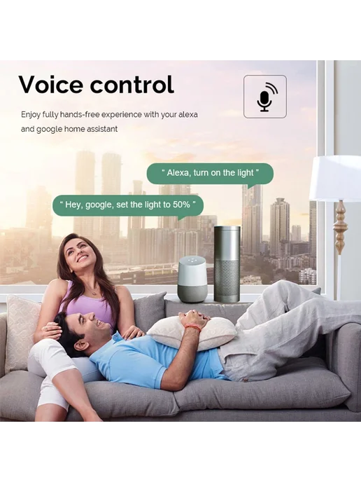 Диммер Zigbee 2 Gang, белый, белый, фото 4