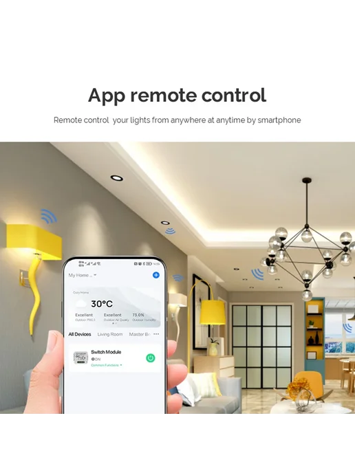 Диммер Zigbee 2 Gang, белый, белый, фото 6