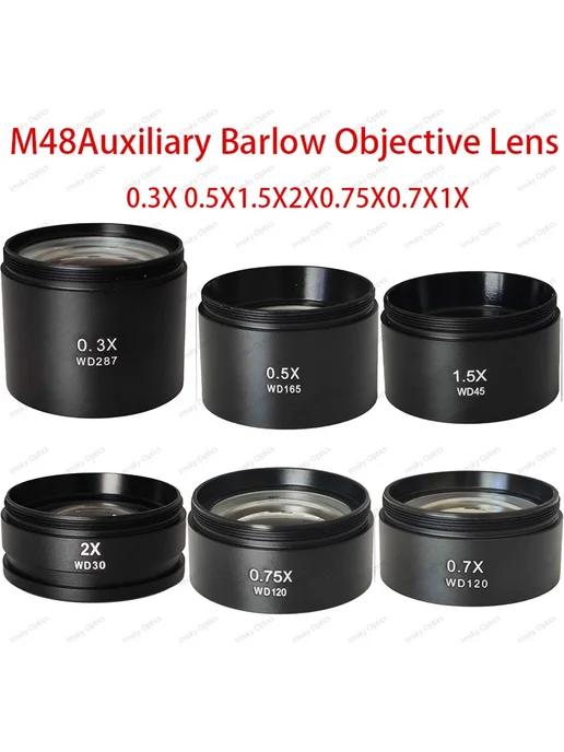Imsky 1X Oil Proof Mirror Auxiliary Objective, WD 100MM, вариант, фото 2
