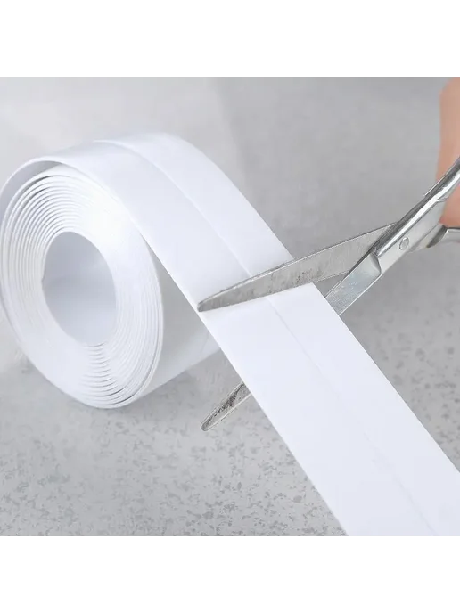 Нет бренда Уплотнительная лента для ванной 3.8CM x 3m, белый