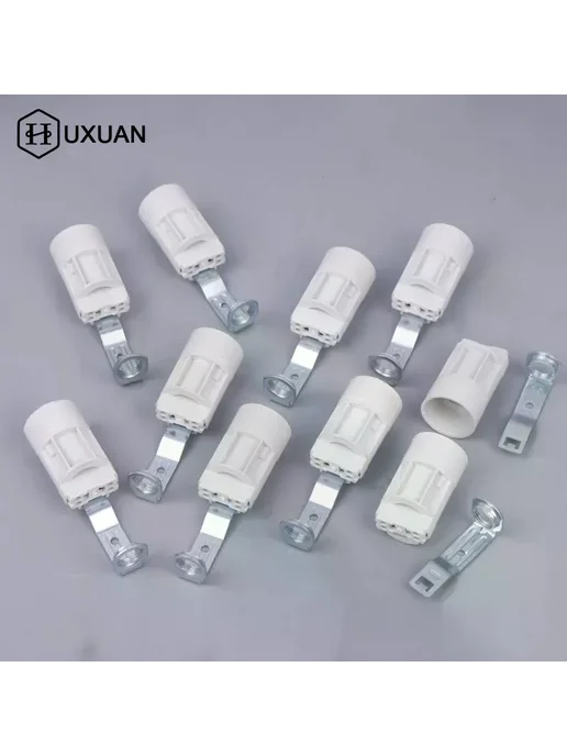 Нет бренда 10 шт. цоколь для канделябры E14, кронштейн, держатель лампы, 10 шт, фото 4