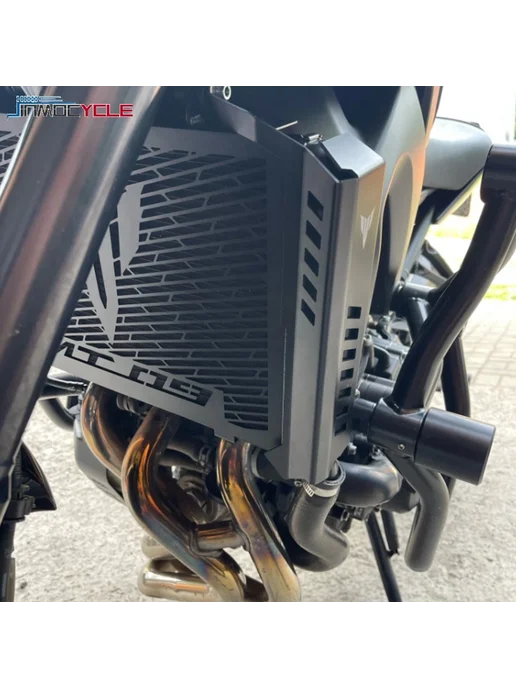 Решетка радиатора мото Yamaha MT09 FZ09 2014-2017, черная, черный, фото 5