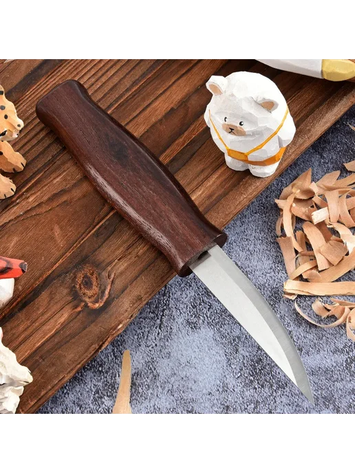 LTOOLS Долото для резьбы по дереву, сталь 7cr17, орех, цвет, вариант, фото 6