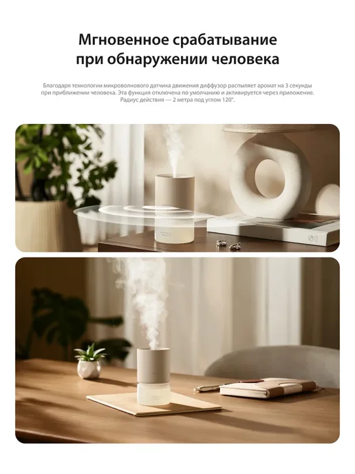 Xiaomi Аромадиффузор для помещений Mi Smart Scent Diffuser, белый, фото 7