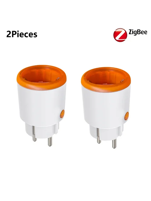GDVONE 2 шт. Умная розетка Zigbee 3.0 16A, 2 шт