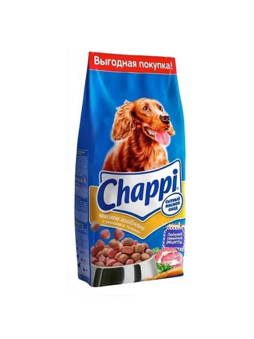 Сухой корм Chappi. Травами для собак, мясо, 15 кг, фото 2