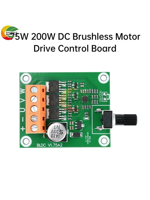 Ziqqucu Контроллер двигателя BLDC 200W 6-24V, 200 Вт, фото 2
